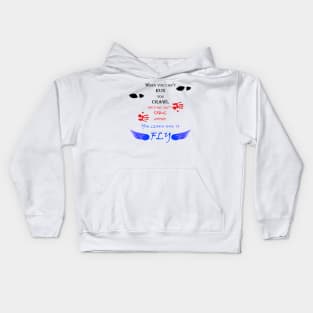 Learn to FLY Kids Hoodie